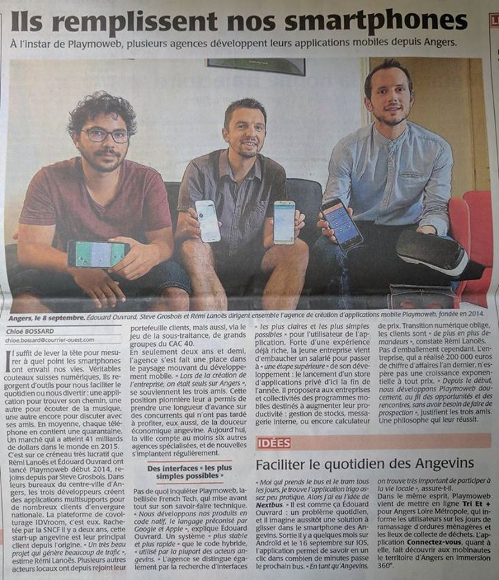 Playmoweb était dans le journal local