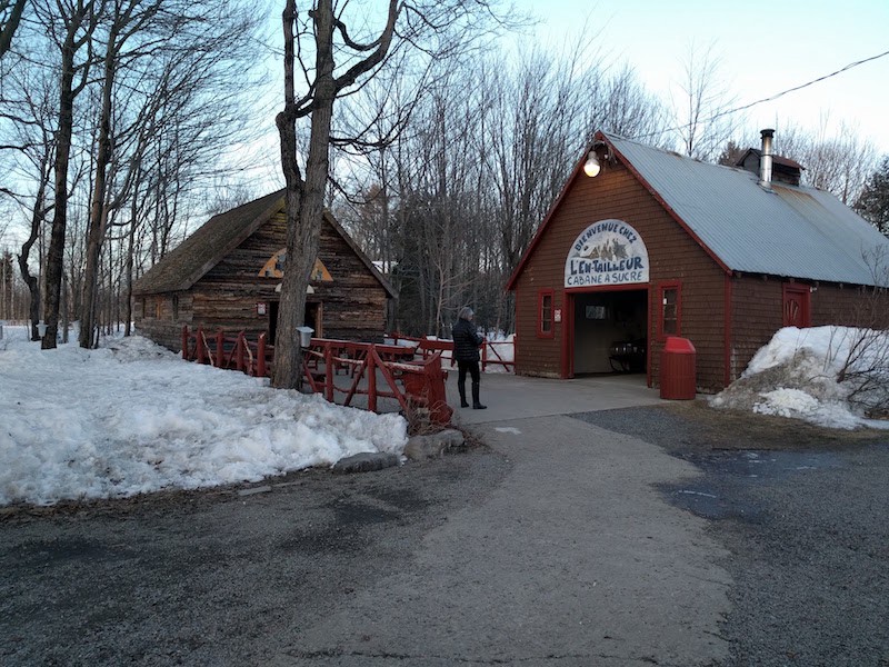 Cabane à sucre à côté de Québec